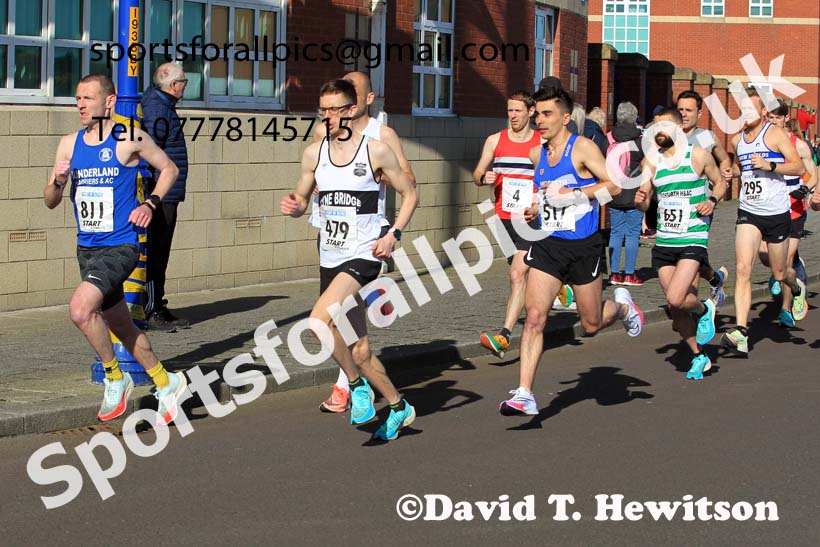 Blyth 10k Road Race, Sunday, April 3rd.  Photo: David T. Hewitson/Sports for All Pics